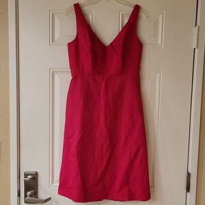 J. CREW Pink V Neck Sleeveless Dress